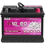 NRG Premium Autobatterie 60Ah 12V Limited Edition...