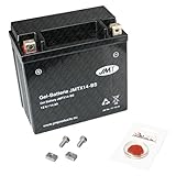 Gel-Batterie R 1200 GS ABS, 2004-2012 (R12), 12 AH,...