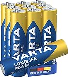 VARTA Batterien AAA, 10 Stück, Longlife Power,...